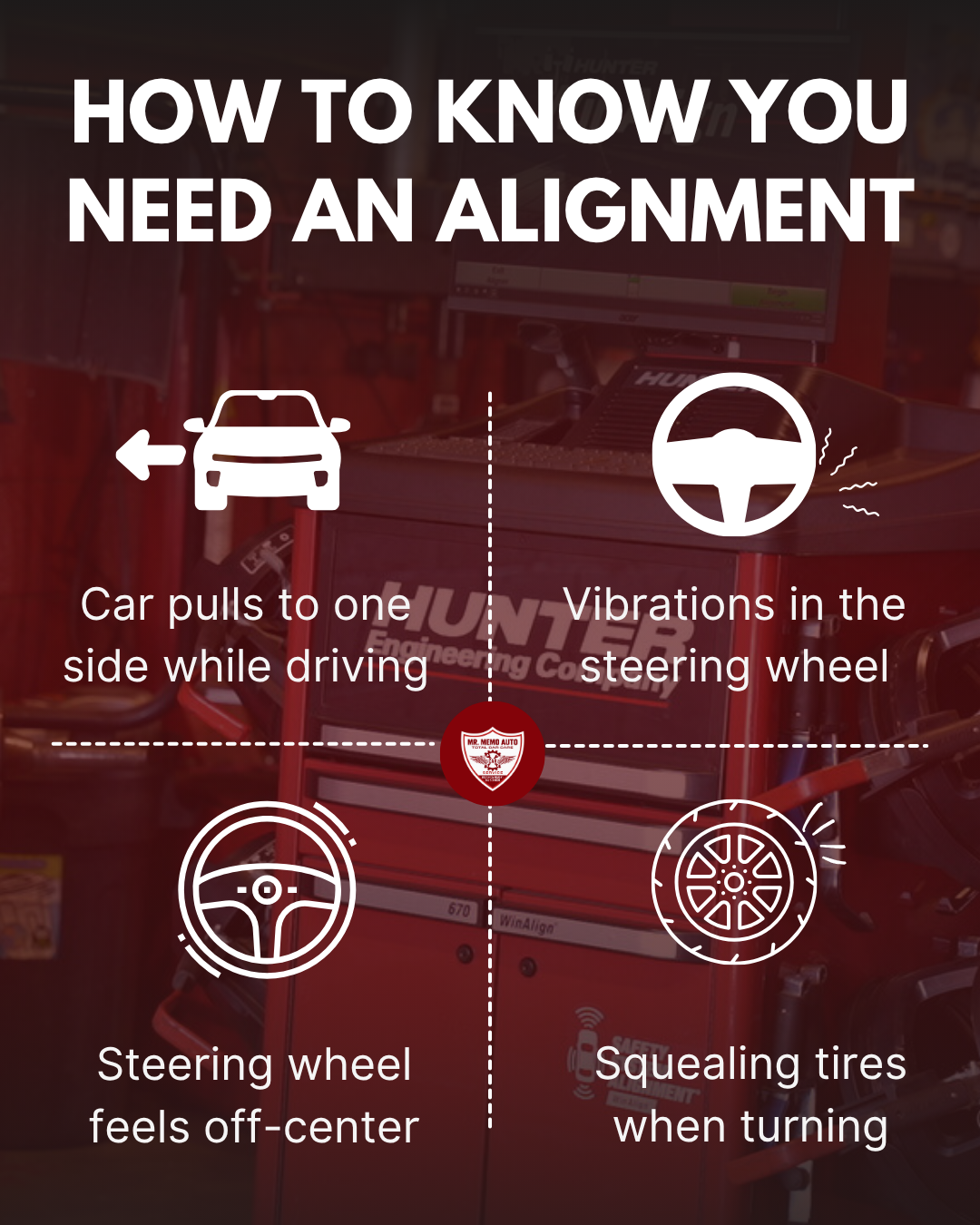 Warning signs you need wheel alignment